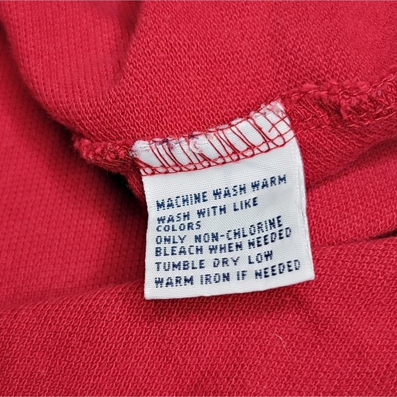 Polo By Ralph Lauren Long Sleeve Polo Collar Red Size Small - Picture 5 of 5